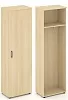 Гардероб узкий неглубокий универсальный, задняя стенка ЛДСП