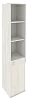 Офисный шкаф высокий узкий правый