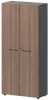 Офисный шкаф высокий закрытый (2 двери)