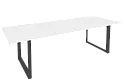 Стол для переговоров на О-образном металлокаркасе
