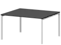 Стол переговорный на П-образном металлокаркасе