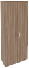 Офисный шкаф высокий широкий (2 высоких фасада ЛДСП)