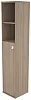 Офисный шкаф высокий узкий полузакрытый(Л/Пр)