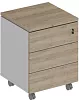 Тумба выкатная 3-ящичная (с замком)
