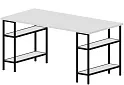Стол рабочий на металлокаркасе с открытыми полками