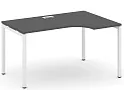 Стол рабочий эргономичный на П-образных опорах 40х40 (Левый/Правый)