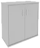 Офисный шкаф низкий широкий (2 низкие двери ЛДСП)