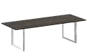 Стол для переговоров на О-образном металлокаркасе