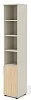 Офисный шкаф узкий (каркас беж)