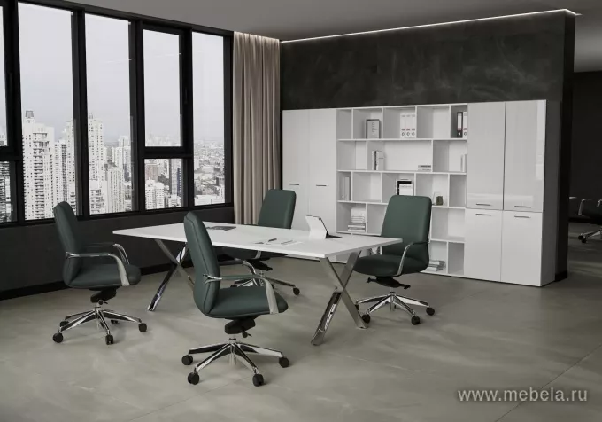 столы Кросс Белый