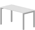 Стол рабочий на металлокаркасе (П-опоры / 2 громмета)