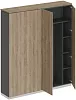 Офисный шкаф комбинированный с гардеробом
