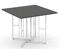 Стол переговорный квадратный, на металлокаркасе