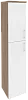 Офисный шкаф высокий узкий левый (1 средний фасад ЛДСП + 1 низкий ЛДСП)