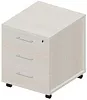 Тумба мобильная (3 ящика, стандартные колёсные опоры, с ручками)