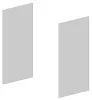 Комплект боковых отделочных панелей для шкафа выс.80см