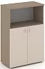 Офисный шкаф средний широкий (низкие двери ЛДСП)