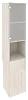 Офисный шкаф высокий узкий со стеклом (лев/прав) 