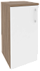 Офисный шкаф низкий узкий лев./прав. (1 низкий фасад ЛДСП)