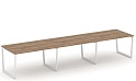Стол переговорный на T2-образных опорах 40х40
