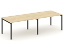Стол переговорный на П-образных опорах 40х40