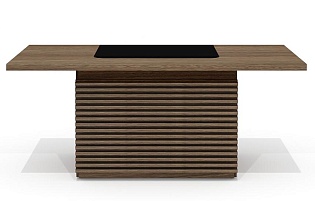 Стол руководителя с декор. траверсом