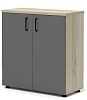 Офисный шкаф для документов низкий закрытый