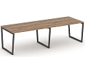 Стол переговорный на T2-образных опорах 40х40