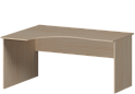 Письменный стол криволинейный, левый
