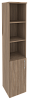 Офисный шкаф высокий узкий левый / правый