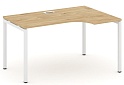 Стол рабочий эргономичный на П-образных опорах 40х40 (Левый/Правый)