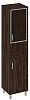 Офисный шкаф узкий комбинированный+ниша, ПРАВЫЙ