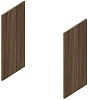 Комплект боковых отделочных панелей для шкафа выс.80см