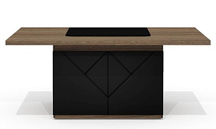 Стол руководителя с декор. траверсом