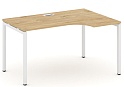 Стол рабочий эргономичный на П-образных опорах 40х40 (Левый/Правый)