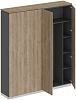 Офисный шкаф комбинированный с гардеробом